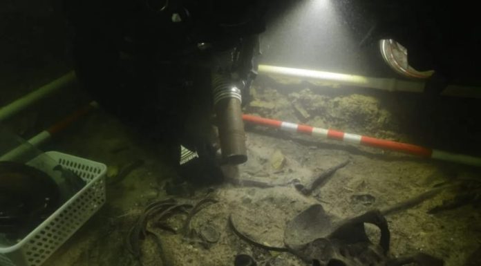 Soldado morto há cinco séculos é encontrado em lago na Lituânia