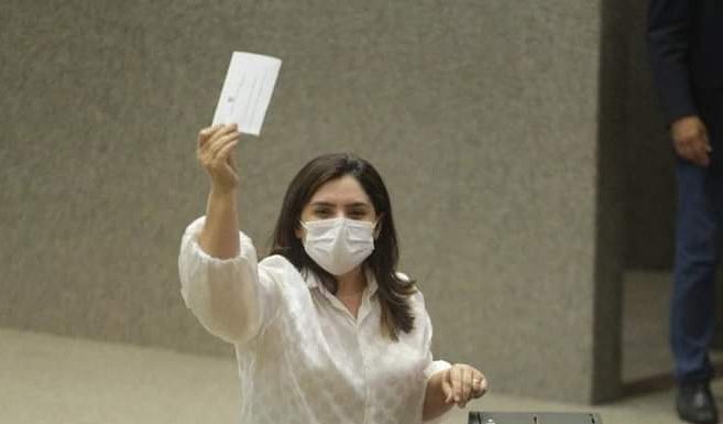 Dulci Amorim marca presença no retorno das sessões presenciais da Alepe