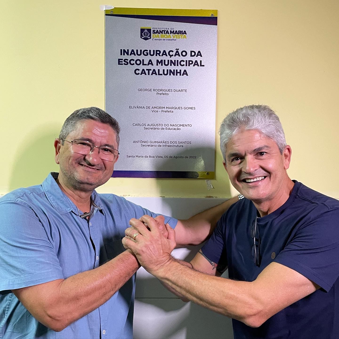 Com investimento de R$ 400 mil, George Duarte inaugura Escola da Catalunha