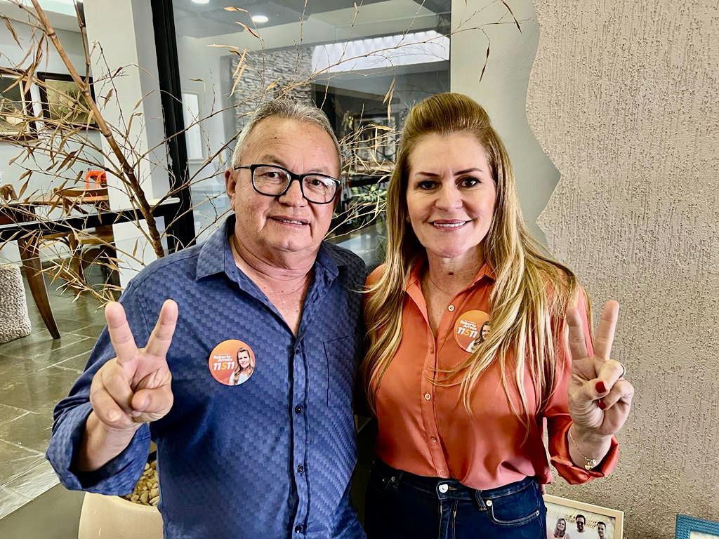 Em Parnamirim, deputada Roberta Arraes recebe o apoio do vereador Lucrécio Angelim