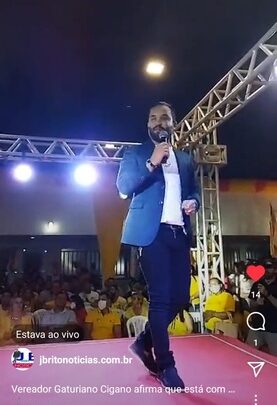 Gaturiano Cigano declara apoio à dobradinha Gabriel Estadual e Lucas Federal e faz o ‘L de Lapada em 2 de outubro’