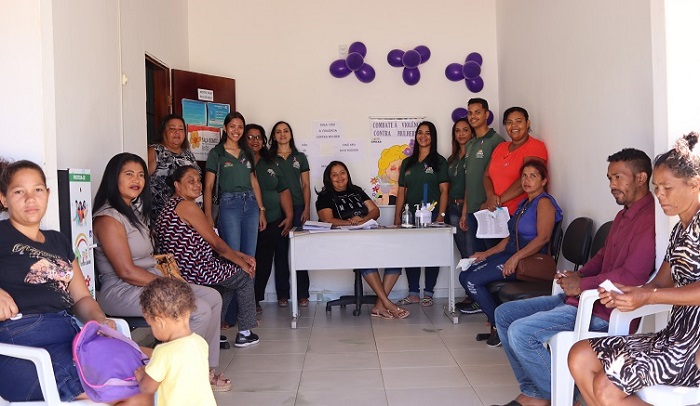 Ações alusivas ao Agosto Lilás movimentaram equipamentos da rede de assistência social de Sento-Sé nesta terça-feira