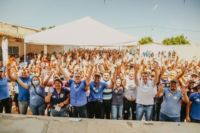 George Duarte recepciona deputado estadual Antônio Coelho e promove grande reunião política no Assentamento Catalunha