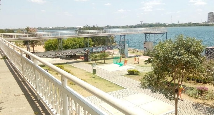 Orla de Juazeiro recebe limpeza reforçada para a 13ª edição da Expovale