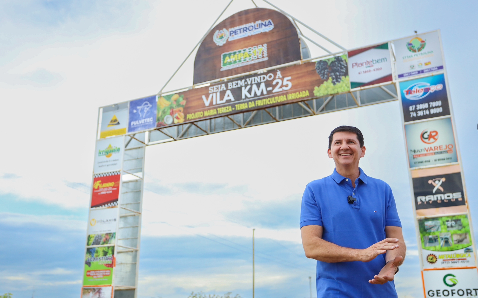 Simão Durando anuncia obra para levar água tratada ao Projeto Maria Tereza