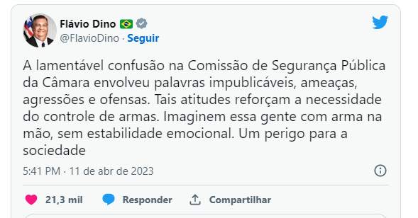 Ministro da Justiça após confusão na Câmara: ‘Imagina essa gente com arma na mão’