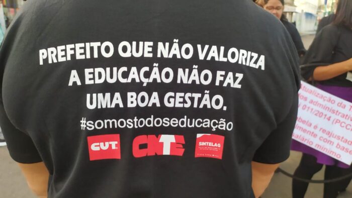 Lagoa Grande (PE): Luta pelo reajuste de 14%95 da lei do piso para os professores e atualização da tabela do setor administrativo são destaque na Folha de Pernambuco
