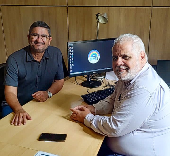 No Recife, George Duarte se reúne com secretário executivo da Casa Civil e solicita retomada de vistorias do Detran em Santa Maria