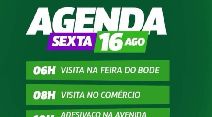 Anísio Viana abre campanha em Casa Nova com maratona de visitas, adesivaço e corpo a corpo