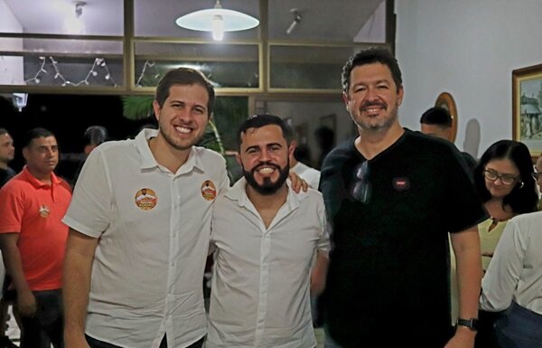 Candidato a vereador de Jaboatão, Davi Lira, recebe apoio do deputado federal Pedro Campos e do ex-deputado Betinho Gomes