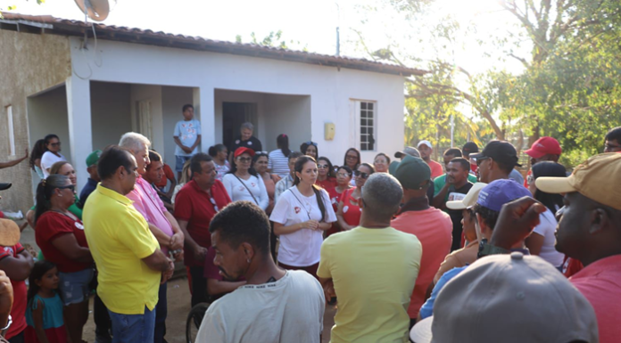 Lagoa Grande (PE): Catharina Garziera e Olavo Marques recebem apoio caloroso em reunião na Ilha do Pontal