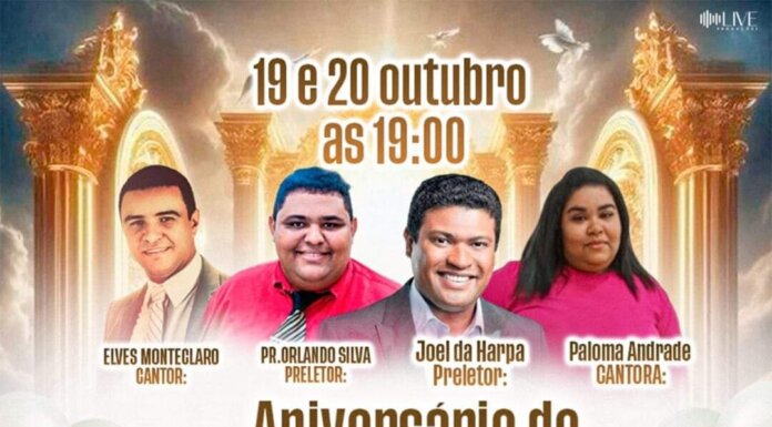 Nesse final de semana acontece o aniversário de 10 anos da igreja Assembleia de Deus Vida Nova, em Petrolina