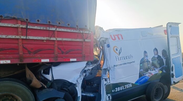 Acidente mata quatro profissionais da saúde próximo ao distrito de Massaroca em Juazeiro (BA)