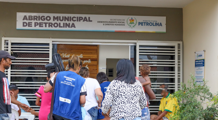 Petrolina dispõe de rede estruturada de acolhimento às pessoas em situação de rua