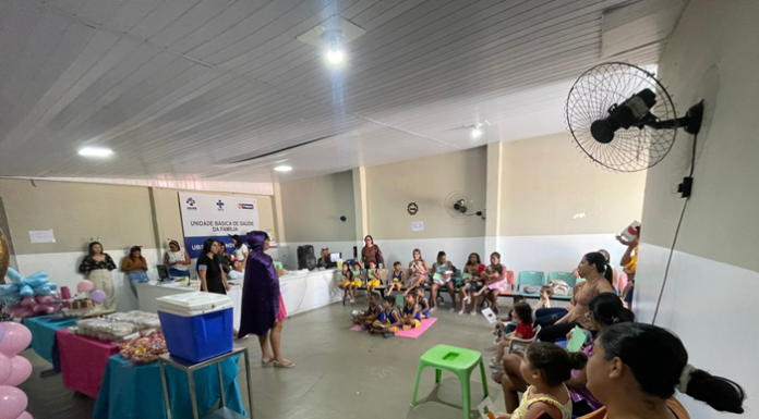 Prefeitura leva orientações sobre alimentação saudável para crianças nos postos de saúde de Petrolina