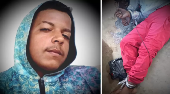 Jovem é encontrado morto com os pés e as mãos amarradas
