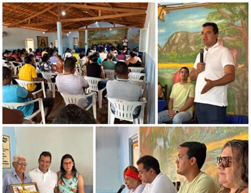 Prefeito eleito Andrei Gonçalves participa de café da manhã no Umbuzeiro Salitre