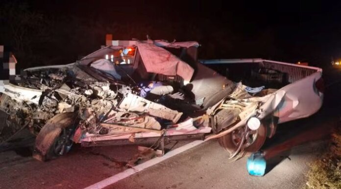 Tragédia na BR-407: Motorista de caminhonete morre em colisão com Motorhome no Sertão de Pernambuco