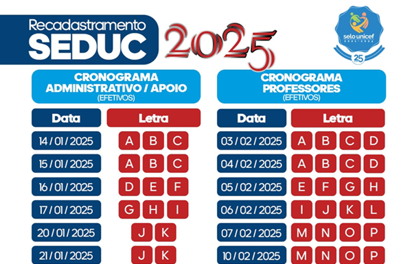 Prefeitura de Juazeiro alerta sobre calendário de recadastramento dos servidores da Saúde e Educação