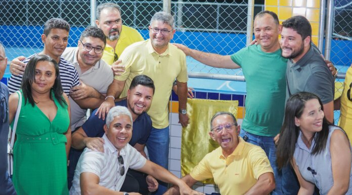 Prefeito George Duarte inaugura nova quadra poliesportiva do Areal, na região ribeirinha