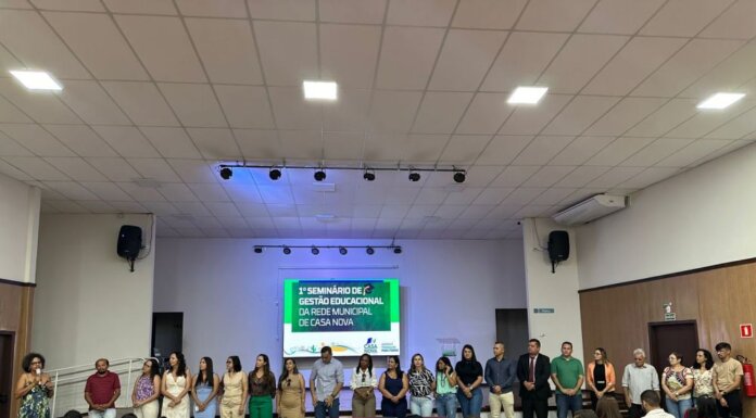 A Prefeitura de Casa Nova, por meio da Secretaria Municipal de Educação, realizou na sexta-feira (31) o 1º Seminário: Gestão da Aprendizagem – Compromisso de Todos e de Cada Um!.
