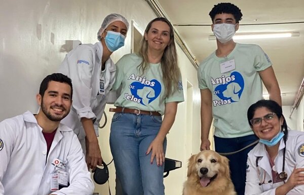 Serviço de assistência com cães do Hospital Dom Malan em Petrolina celebra resultados positivos juntos aos pacientes