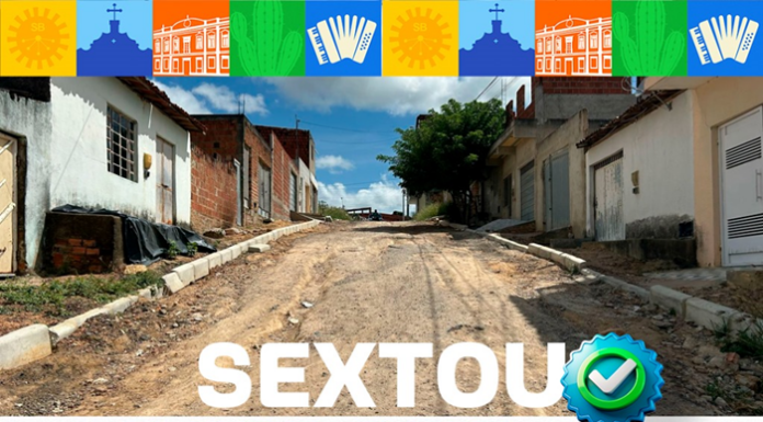 Prefeitura de Senhor do Bonfim assina ordem de serviço para pavimentação da Rua Joana Maranhão, no Vila Bela, nesta sexta (14)