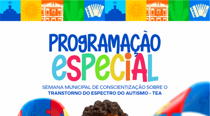 Prefeitura de Senhor do Bonfim anuncia programação especial da Semana Municipal de Conscientização sobre o Transtorno do Espectro do Autismo (TEA)