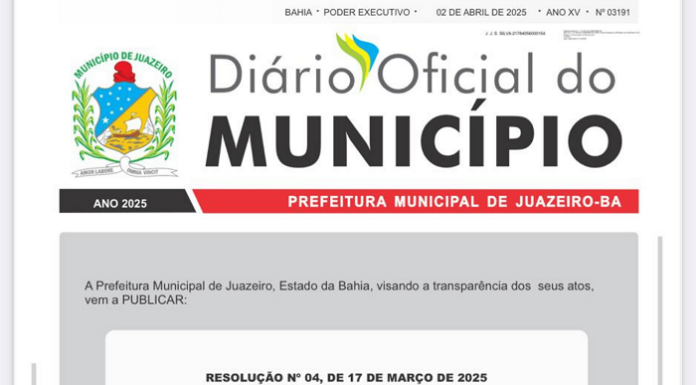 Juazeiro lança nova plataforma do Diário Oficial do Município