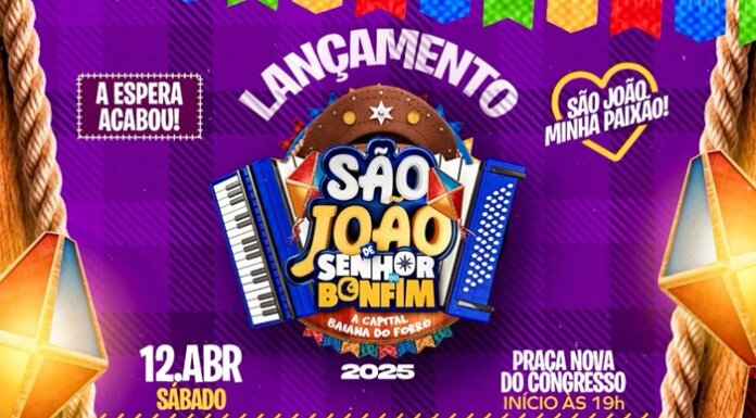 São João 2025 de Senhor do Bonfim será lançado neste sábado com shows e camarote da acessibilidade; entrada com garrafa de vidro será proibida