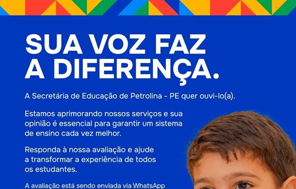 Responsáveis por estudantes da rede municipal de Petrolina participam de avaliação sobre qualidade do ensino