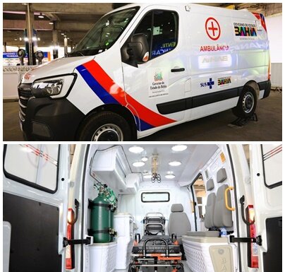 Juazeiro recebe nova ambulância do Governo do Estado para reforçar atendimento da Saúde Municipal