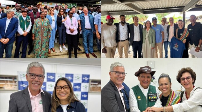 Vice-prefeito Tiano Félix apresenta Programa “Juazeiro Sem Fome” à Primeira Dama Janja e ministros durante visita da comitiva Brasil-África à Embrapa/Codevasf