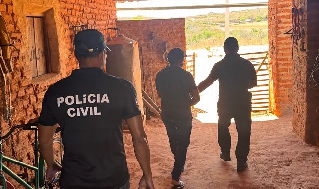 Polícia Civil da Bahia cumpre mandado de prisão preventiva contra condenado pelo crime de estupro de vulnerável em Casa Nova (BA)