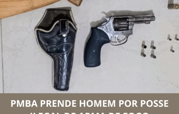 Curaçá: CIPE-Caatinga prende homem por posse ilegal de arma de fogo