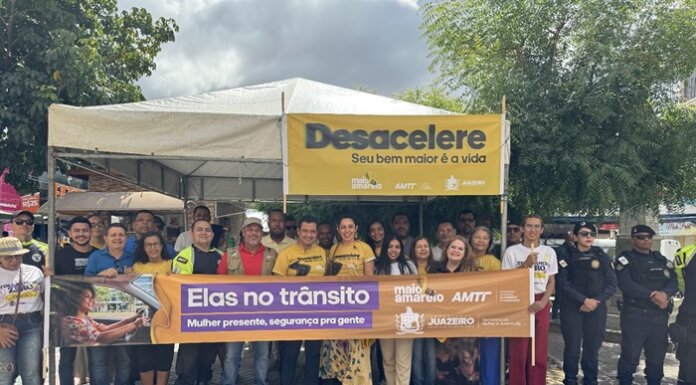 Prefeito de Juazeiro participa do encerramento da campanha “A Parada do Maio Amarelo” e garante ações para um trânsito mais seguro