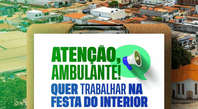 Prefeitura de Casa Nova inicia cadastro de ambulantes para a Festa do Interior 2025