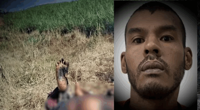 Imagem forte: Homem é amarrado, esfaqueado e queimado