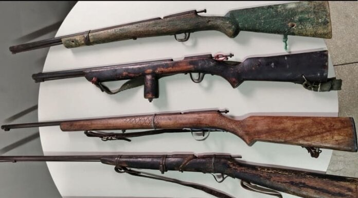 Polícia apreende armas usadas em caça ilegal na zona rural de Curaçá