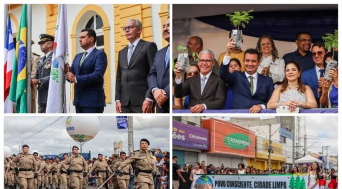 Prefeito de Juazeiro celebra 7 de Setembro com a população e destaca compromisso com cidadania e sustentabilidade