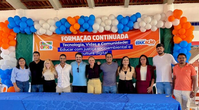 Professores da rede municipal de Orocó participam de formação continuada sobre tecnologia, cultura digital e justiça socioambiental