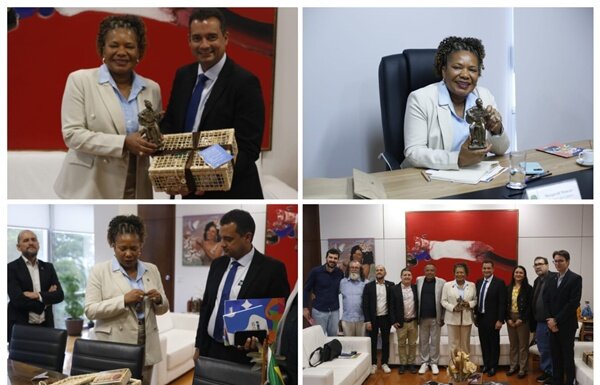 Prefeito Andrei se reúne com a ministra Margareth Menezes e busca apoio do Governo Federal aos grandes eventos culturais de Juazeiro