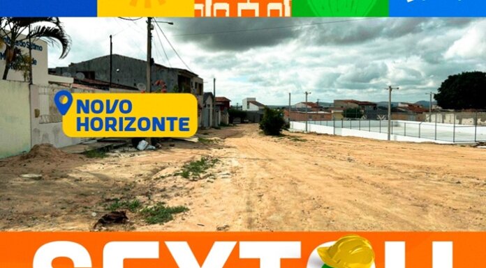 Sextou com Obras: Prefeitura de Senhor do Bonfim autoriza pavimentação da Rua Pernambuco, no bairro Novo Horizonte, nesta sexta (31)