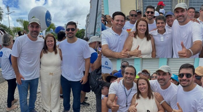 Suzana Ramos surge ao lado de ACM Neto e reacende especulações sobre vice em 2026