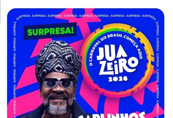 Carlinhos Brown entra na avenida logo mais às 15h com todo seu axé e multiritmos para fazer história no último dia do maior carnaval de Juazeiro