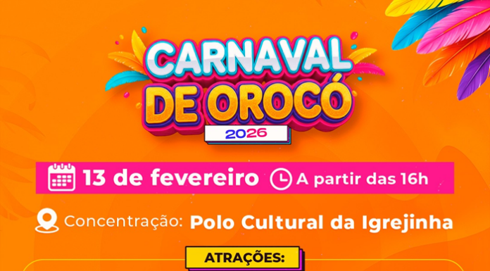 Orocó entra no clima do Carnaval 2026