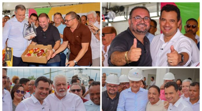 Andrei participa das comemorações dos 37 anos de Sobradinho, ao lado do prefeito, ministro Rui Costa e senador Jaques Wagner