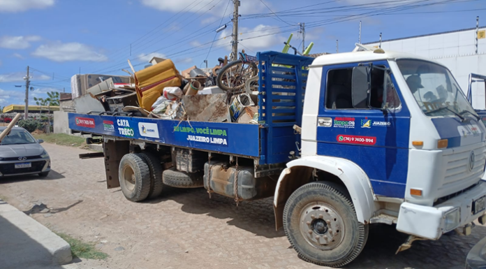 Cata Treco recolhe 266 itens e atende 51 bairros em Juazeiro