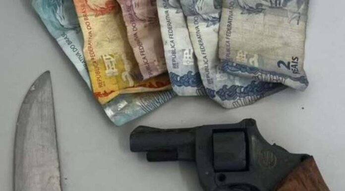 Dupla é detida com arma de fogo e faca na zona rural de Casa Nova