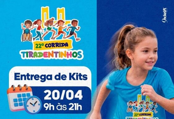Corrida Tiradentinhos: entrega de kits acontece nesta segunda-feira (20), no bairro Santo Antônio em Juazeiro